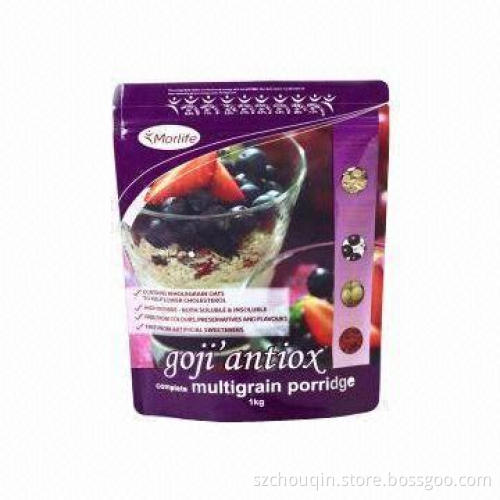 Stand Up Zip Lock Pouch for Dried Fruit, Nuts, with Food Grade Material, Moisture and Light-proof